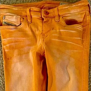 Girl Orange Jeans XXS